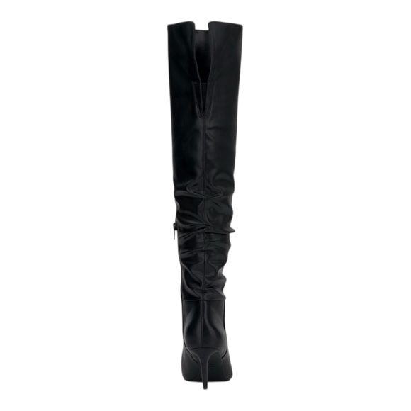 I.N.C. International Womens Damoni Mid-Heel Over-the knee boots Black Smooth - Picture 2 of 4